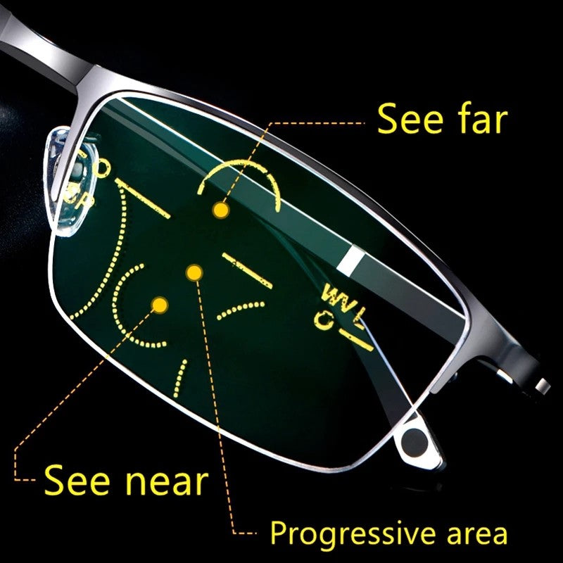 IENJOY - Óculos de leitura fotocromática, Anti-Luz Azul Multifocal – Presbiopia Multifocal Pro